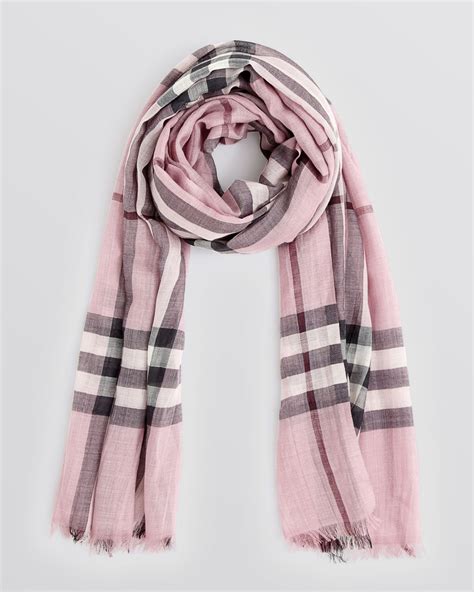 pink burberry check bandana scarf|burberry check cashmere scarves.